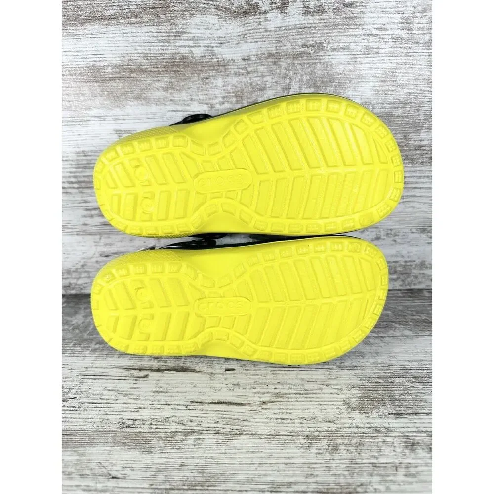 NEW Youth Buddy The Elf × Crocs Fleece Lined Green Clogs Sz 2 - Picture 7 of 9